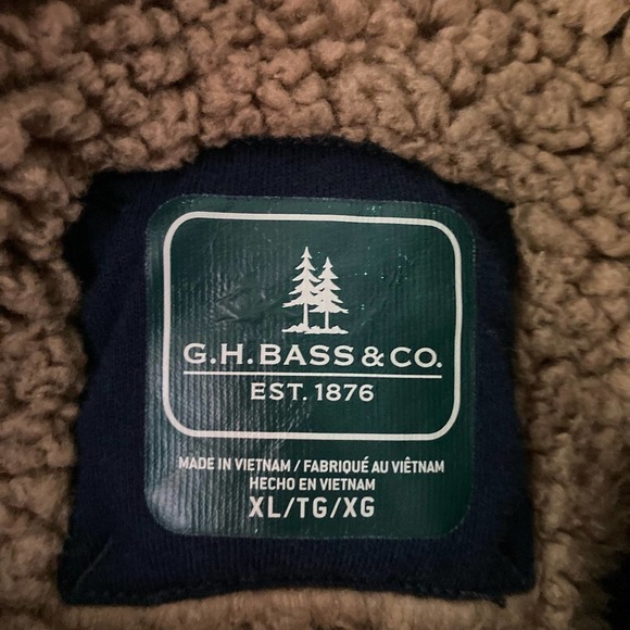 G.H. Bass & Co. Sz XL Navy Blue Sweater - Picture 4 of 12